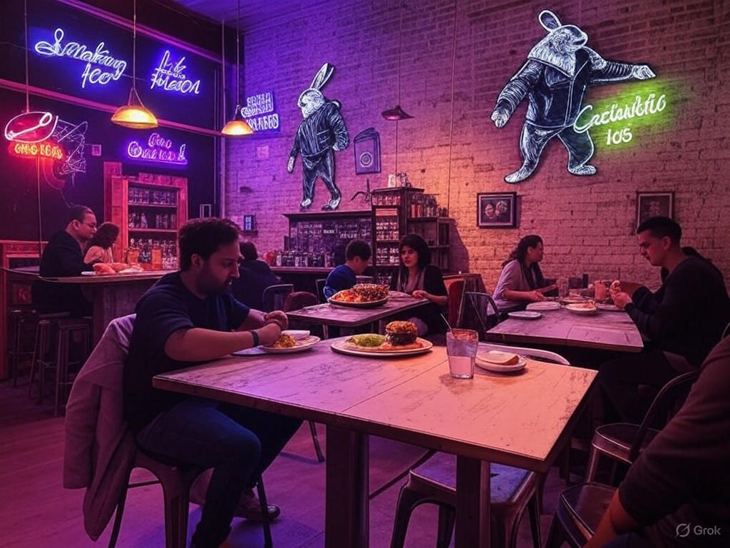 В гостях у кролика